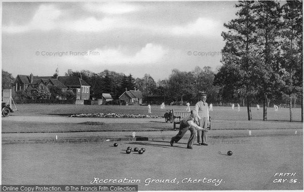 Photo of Chertsey, Recreation Ground 1954