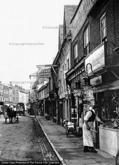 Photo of Chertsey, Shopkeeper 1908