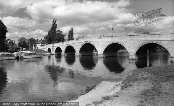 Photo of Chertsey, The Bridge 1962
