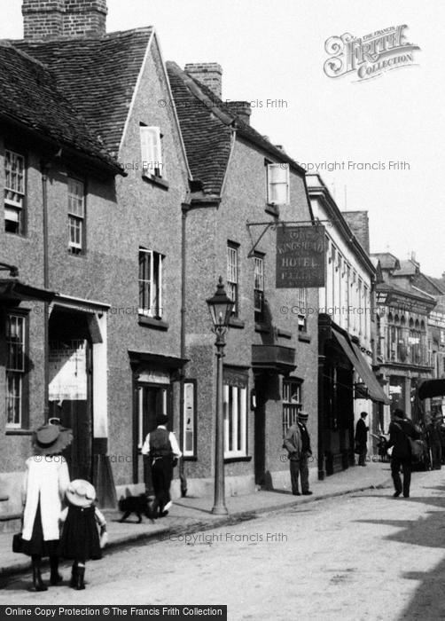 Photo of Chertsey, The King's Head Hotel 1908