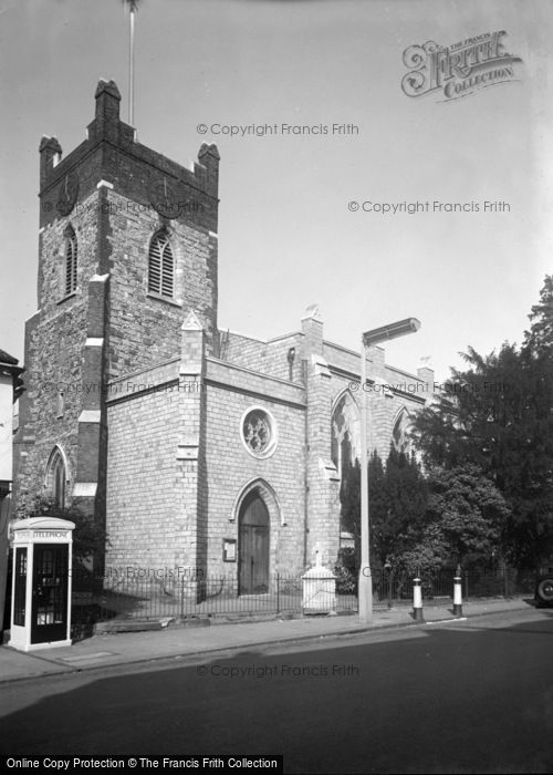 Photo of Chertsey, The Parish Church 1954