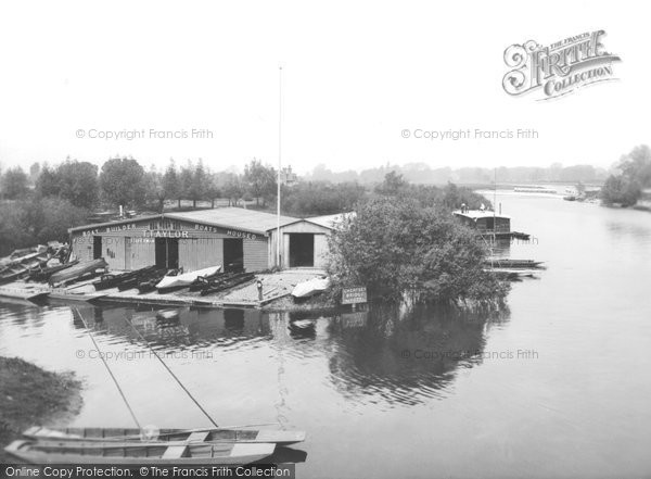 Photo of Chertsey, View From Bridge 1890