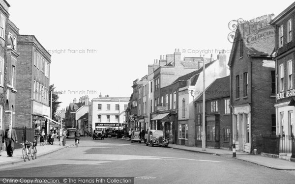 Photo of Chertsey, Windsor Street 1954