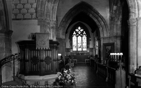 Photo of Chesham, Pulpit And Chancel, St Mary's Church c.1960