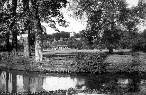 Photo of Chesham, St Mary's Church From The River Chess 1897