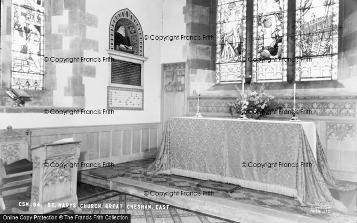Photo of Chesham, St Mary's Church Interior c.1960