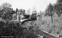 Steam Train In The Station c.1950, Chesham
