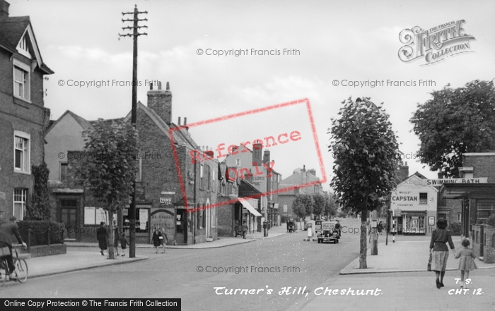 Photo of Cheshunt, Turners Hill c.1955