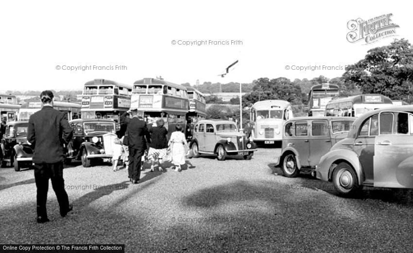 Chessington, Zoo, Car Park 1952