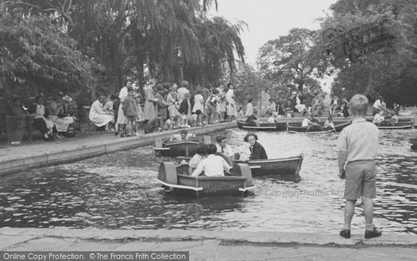 Photo of Chessington, Zoo, Children's Boating Pool c.1952