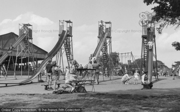 Photo of Chessington, Zoo, Children's Slides 1952