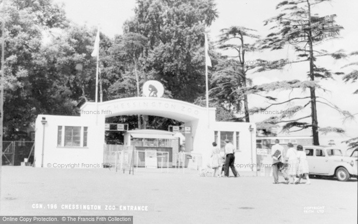Photo of Chessington, Zoo Entrance c.1965