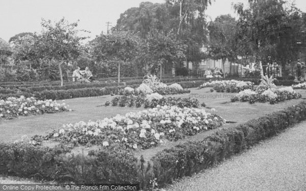 Photo of Chessington, Zoo, Flower Garden c.1952