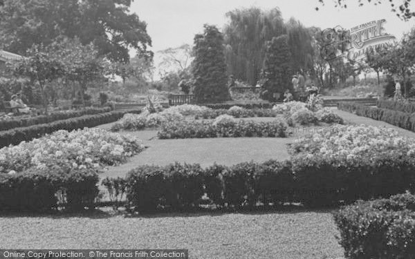 Photo of Chessington, Zoo, Flower Garden c.1952