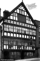 Bear And Billet Inn, Lower Bridge Street 1895, Chester