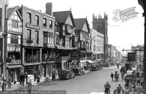 Photo of Chester, Bridge Street c.1950