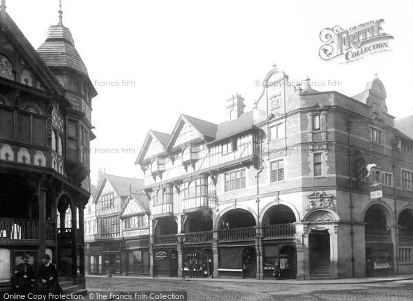 Photo of Chester, Bridge Street, New Corners 1895