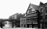 Chester, Bridge Street, the Bear and Billet Inn 1888