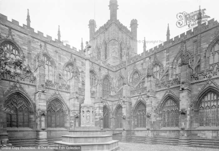 Photo of Chester, Cathedral And War Memorial 1923