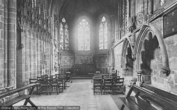 Photo of Chester, Cathedral, Brassey Chapel 1895