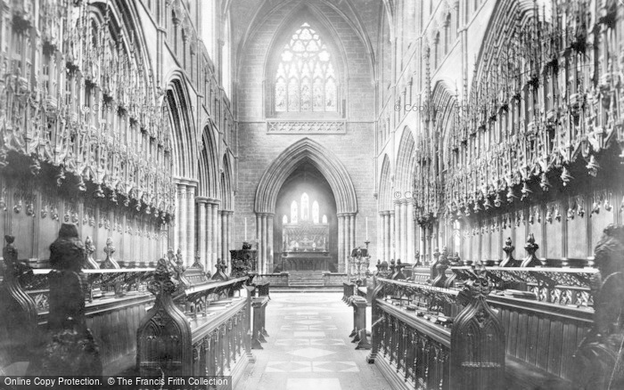 Photo of Chester, Cathedral, Choir East 1895