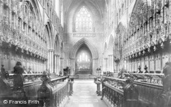 Cathedral, Choir East 1895, Chester