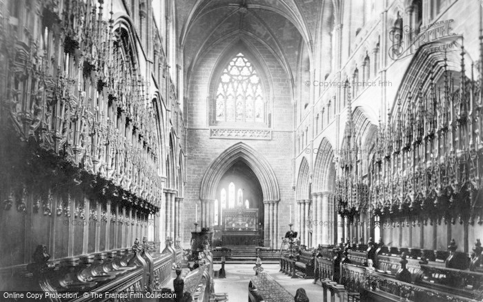Photo of Chester, Cathedral, Choir East 1895