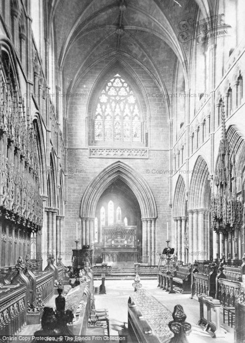 Photo of Chester, Cathedral, Choir East 1895