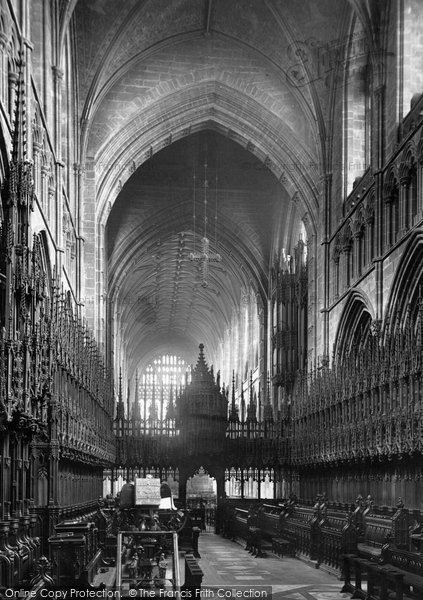Photo of Chester, Cathedral, Choir West 1895
