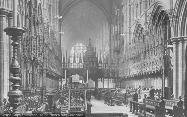 Photo of Chester, Cathedral, Choir West 1914