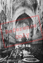 Cathedral, Choir West c.1877, Chester