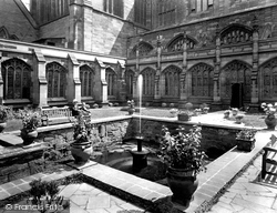 Cathedral, Cloister Gardens 1929, Chester