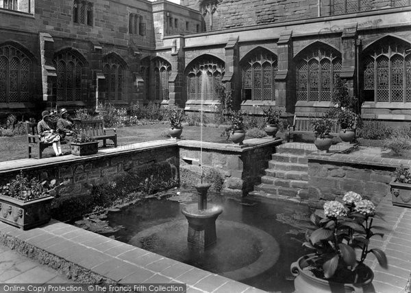 Photo of Chester, Cathedral Cloister Gardens 1929