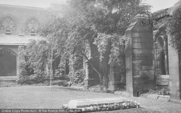 Photo of Chester, Cathedral, Dean Howson's Grave 1895