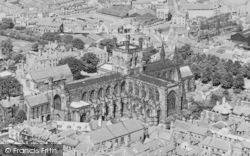 Cathedral From The Air c.1950, Chester