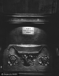 Cathedral, Miserere Seat, Discipline 1913, Chester