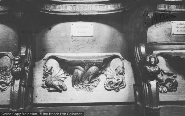 Photo of Chester, Cathedral, Miserere Seat, The Resurrection 1913