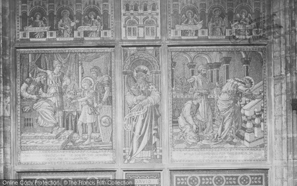 Photo of Chester, Cathedral, Mosaic 'david' 1895