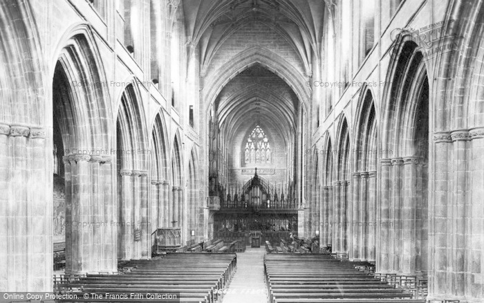 Photo of Chester, Cathedral, Nave East 1895 