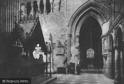 Cathedral, Pearson's Monument, North Transept 1914, Chester
