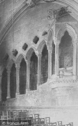 Cathedral, Pulpit In Refectory 1903, Chester