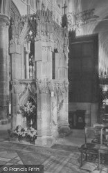 Cathedral, St Werbergh's Shrine 1923, Chester