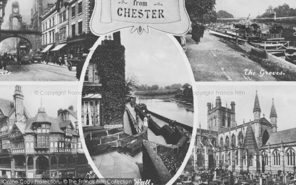 Photo of Chester, Composite c.1900