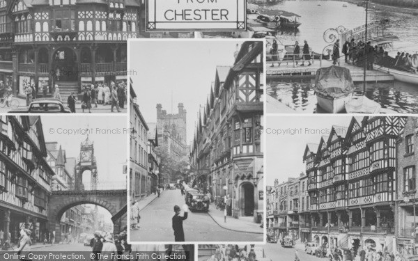 Photo of Chester, Composite c.1950