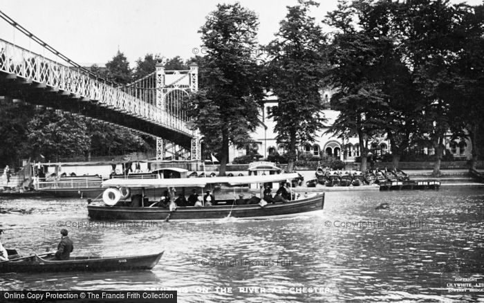 Photo of Chester, Cruising On The River Dee c.1930
