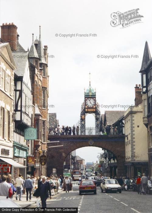 Photo of Chester, Eastgate Clock 1989