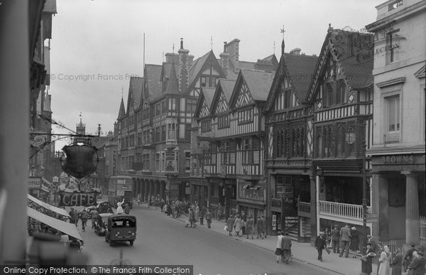 Photo of Chester, Eastgate Street c.1950