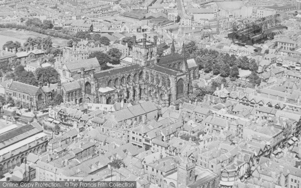 Photo of Chester, From The Air c.1950