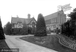 Grosvenor Park Entrance And R.C.Church Of St Werburgh 1923, Chester