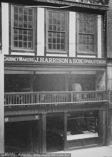 Photo of Chester, J.Harrison & Son, Watergate Street 1895